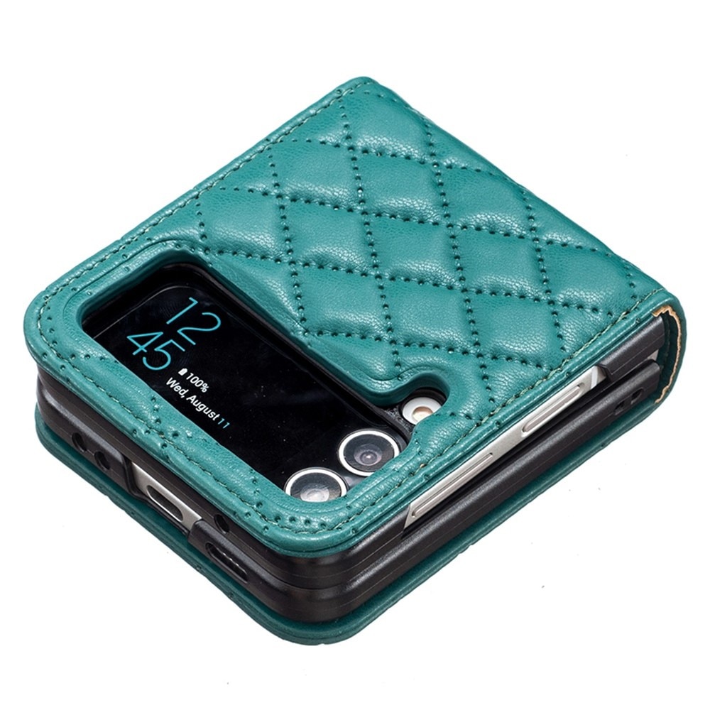 Samsung Galaxy Z Flip 4 Quilted Cover Green