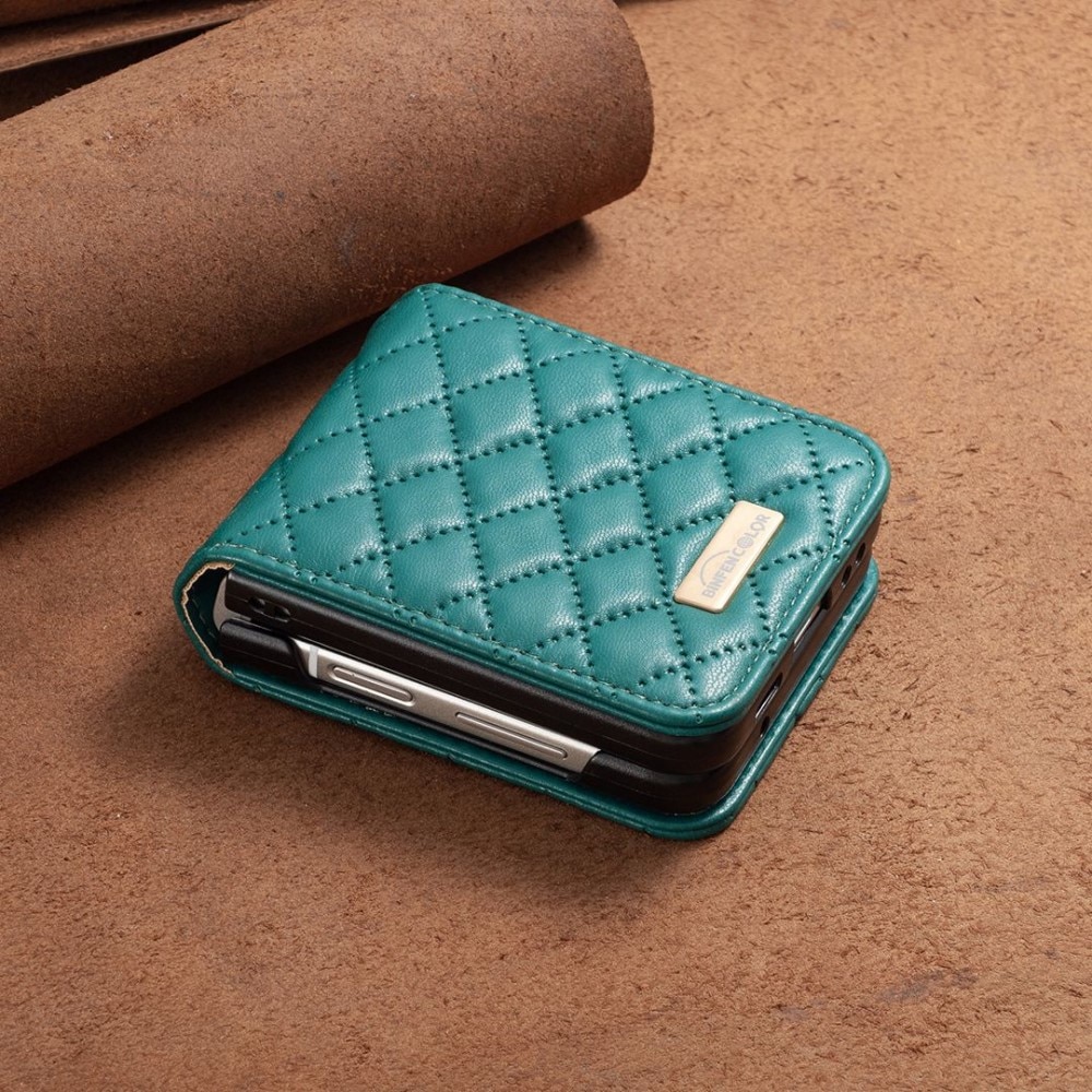 Samsung Galaxy Z Flip 4 Quilted Cover Green