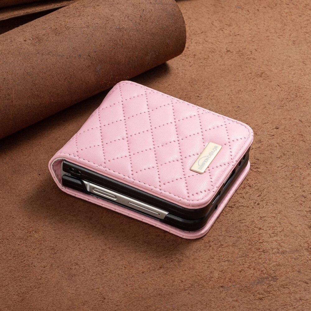 Samsung Galaxy Z Flip 4 Quilted Cover Pink