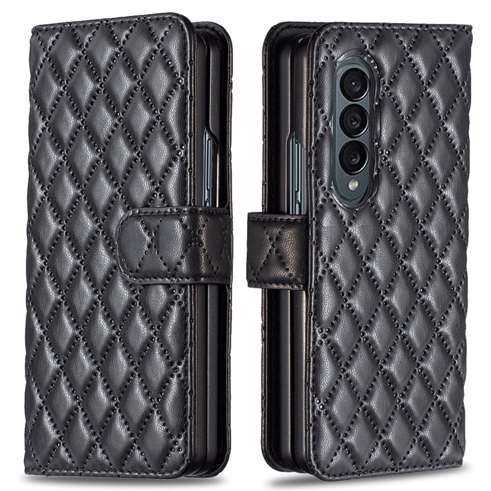 Samsung Galaxy Z Fold 4 Wallet Case Quilted Black