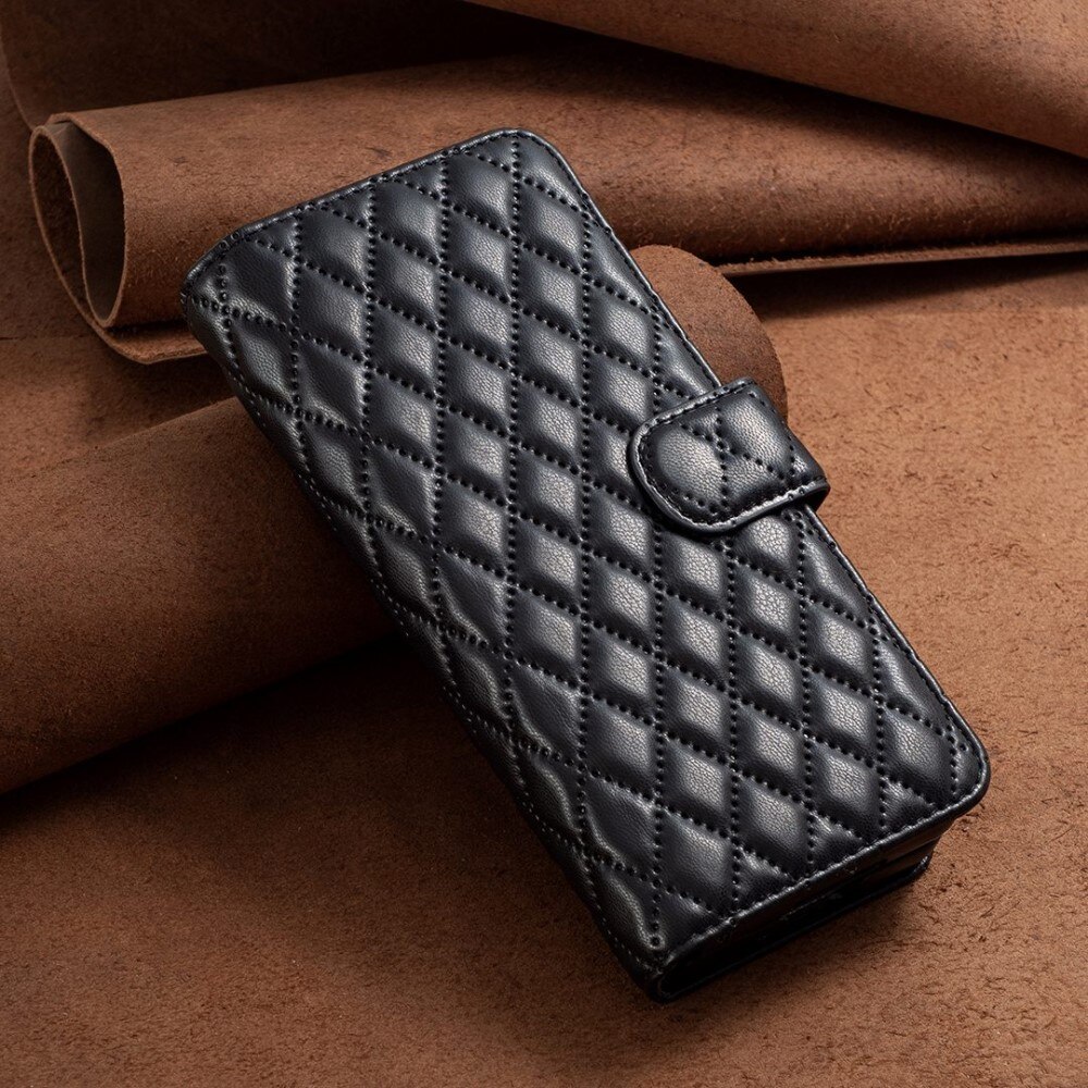 Samsung Galaxy Z Fold 4 Wallet Case Quilted Black