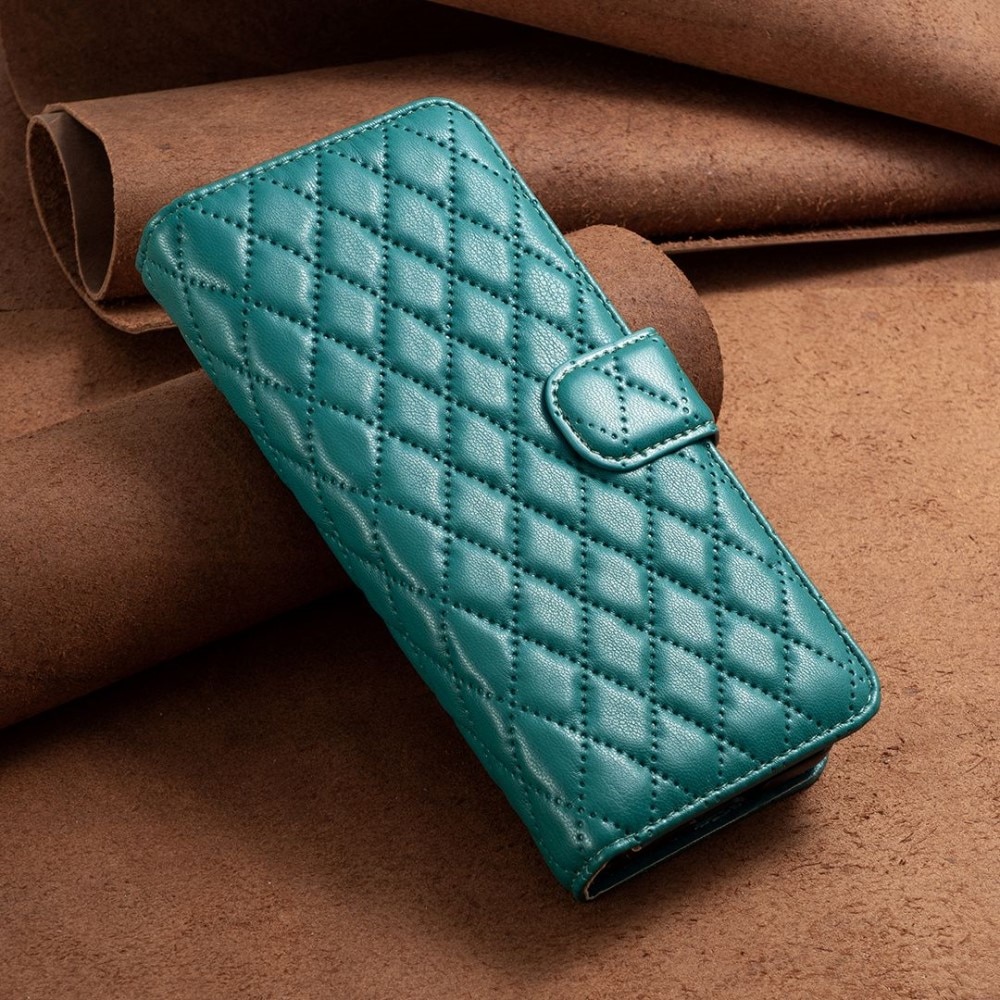 Samsung Galaxy Z Fold 4 Wallet Case Quilted Green