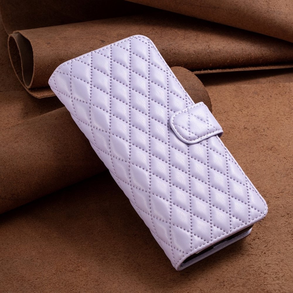 Samsung Galaxy Z Fold 4 Wallet Case Quilted Purple