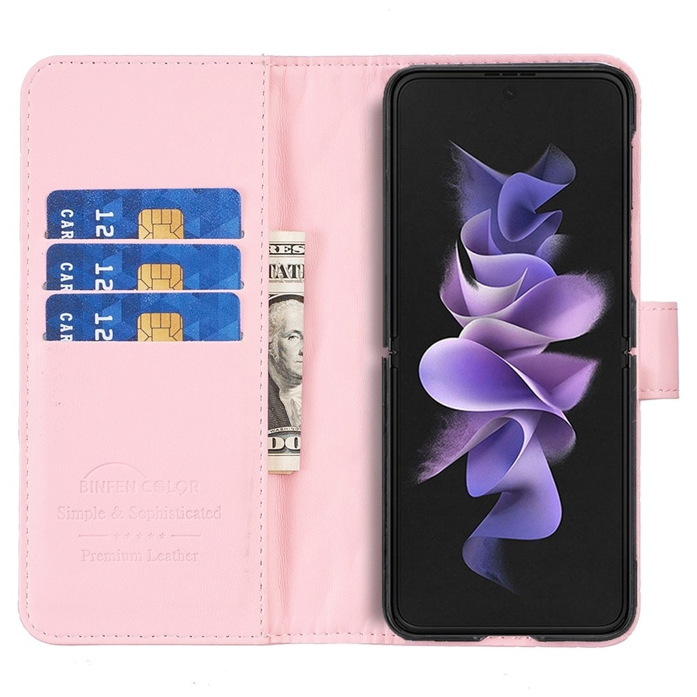 Samsung Galaxy Z Fold 4 Wallet Case Quilted Pink