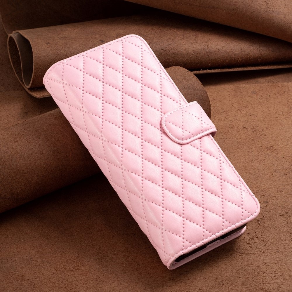 Samsung Galaxy Z Fold 4 Wallet Case Quilted Pink