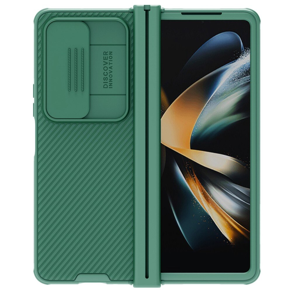 Samsung Galaxy Z Fold 4 CamShield Case with S-pen holder Green