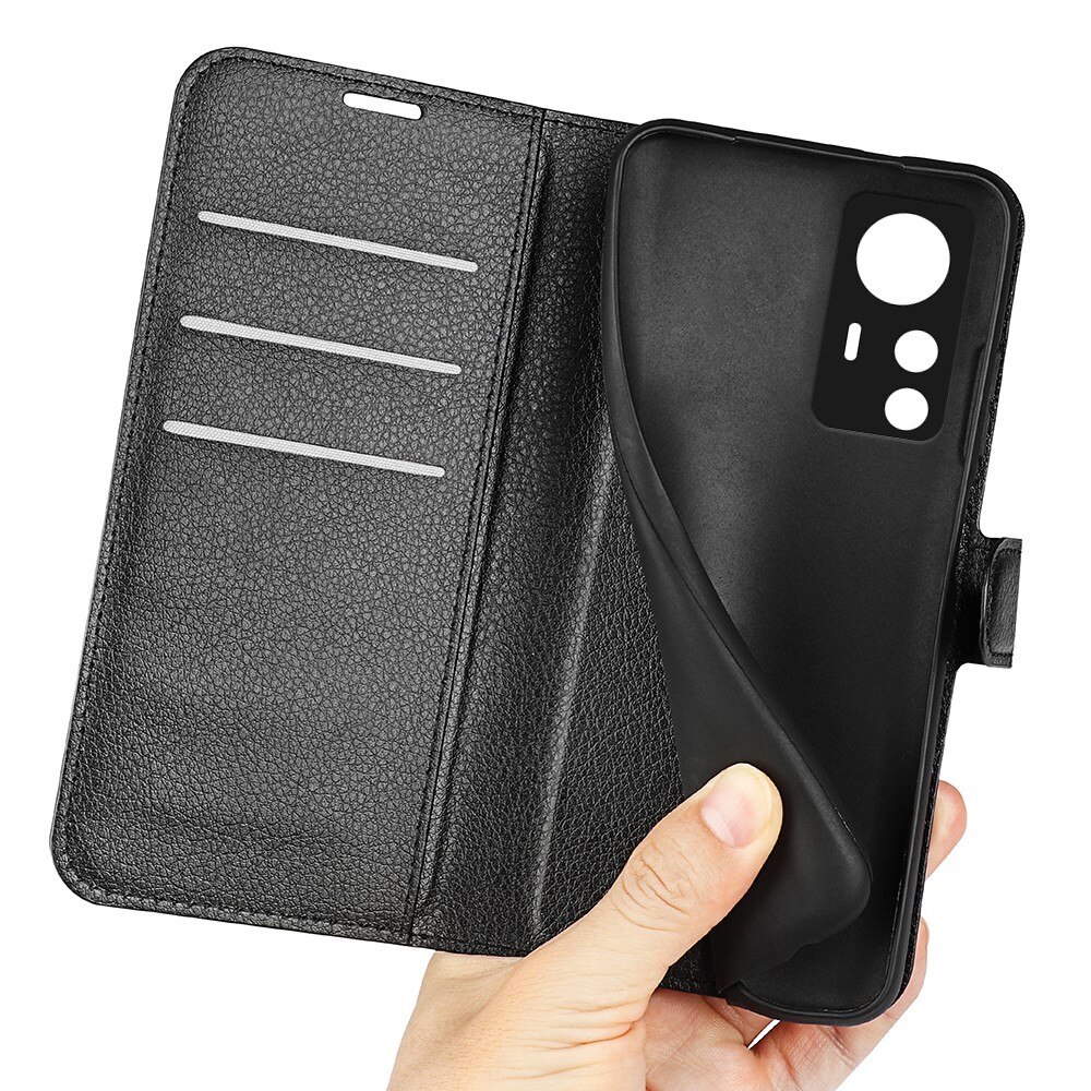 Xiaomi 12T/12T Pro Wallet Book Cover Black