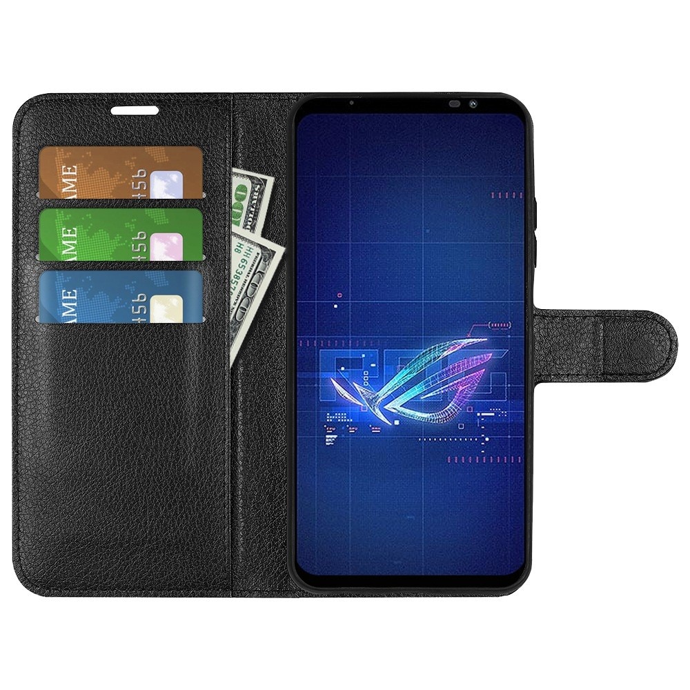 Wallet Book Cover Asus ROG Phone 6 Black