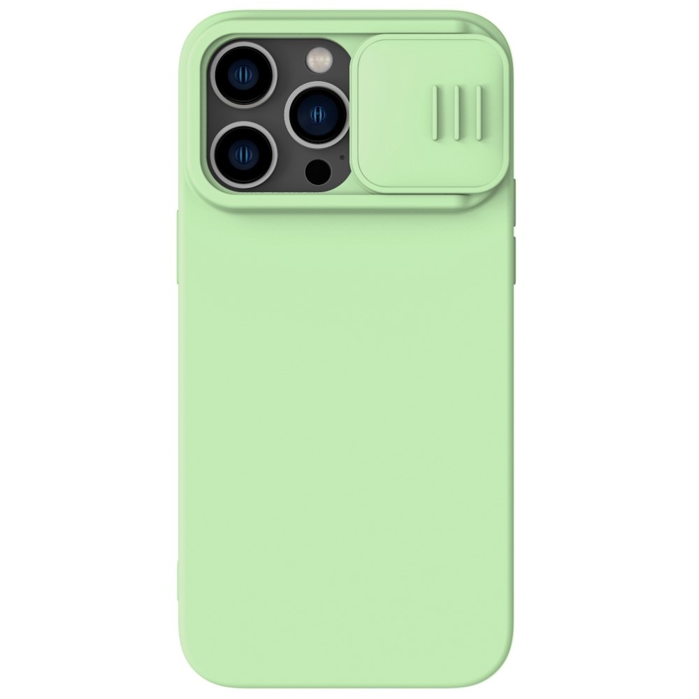 iPhone 14 Pro Soft CamShield Case Light Green