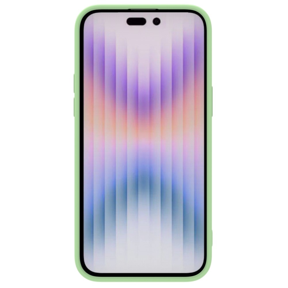 iPhone 14 Pro Soft CamShield Case Light Green