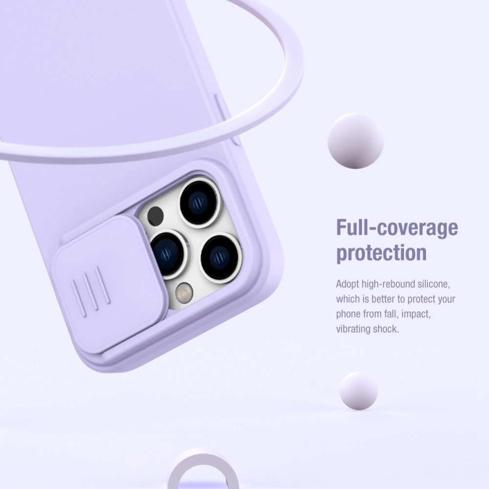 iPhone 14 Pro Soft CamShield Case Purple