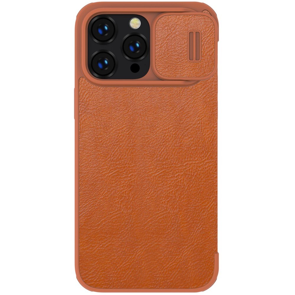 iPhone 14 Pro Qin Pro Camshield Cover Brown