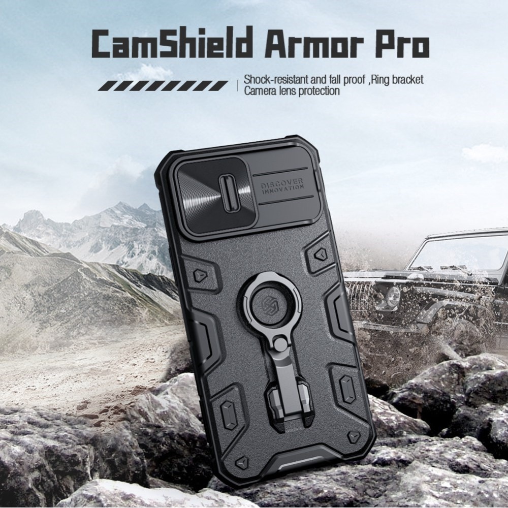 iPhone 14 Pro CamShield Armor Case Black