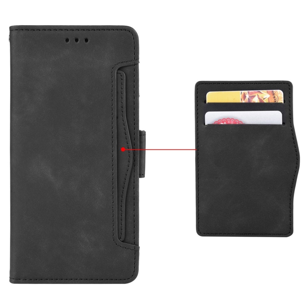 Motorola Edge 30 Fusion Multi Wallet Case Black