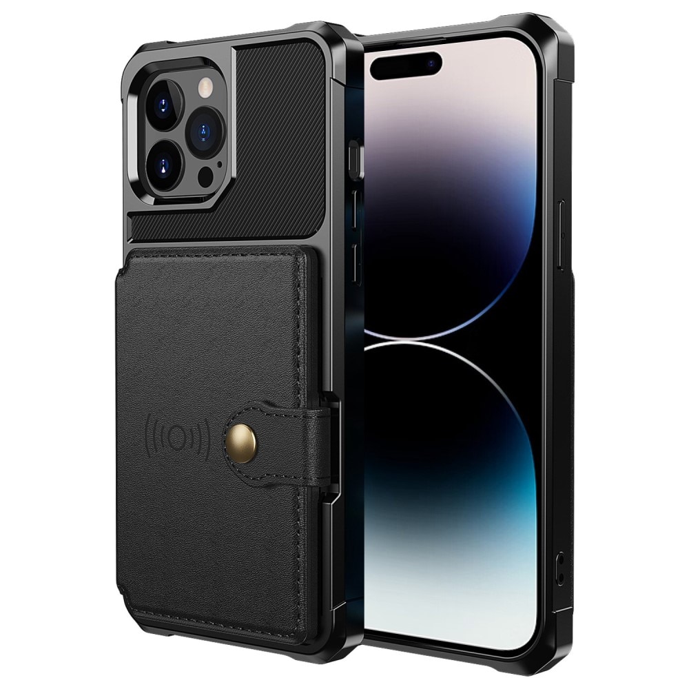 iPhone 14 Pro Tough Multi-slot Case Black