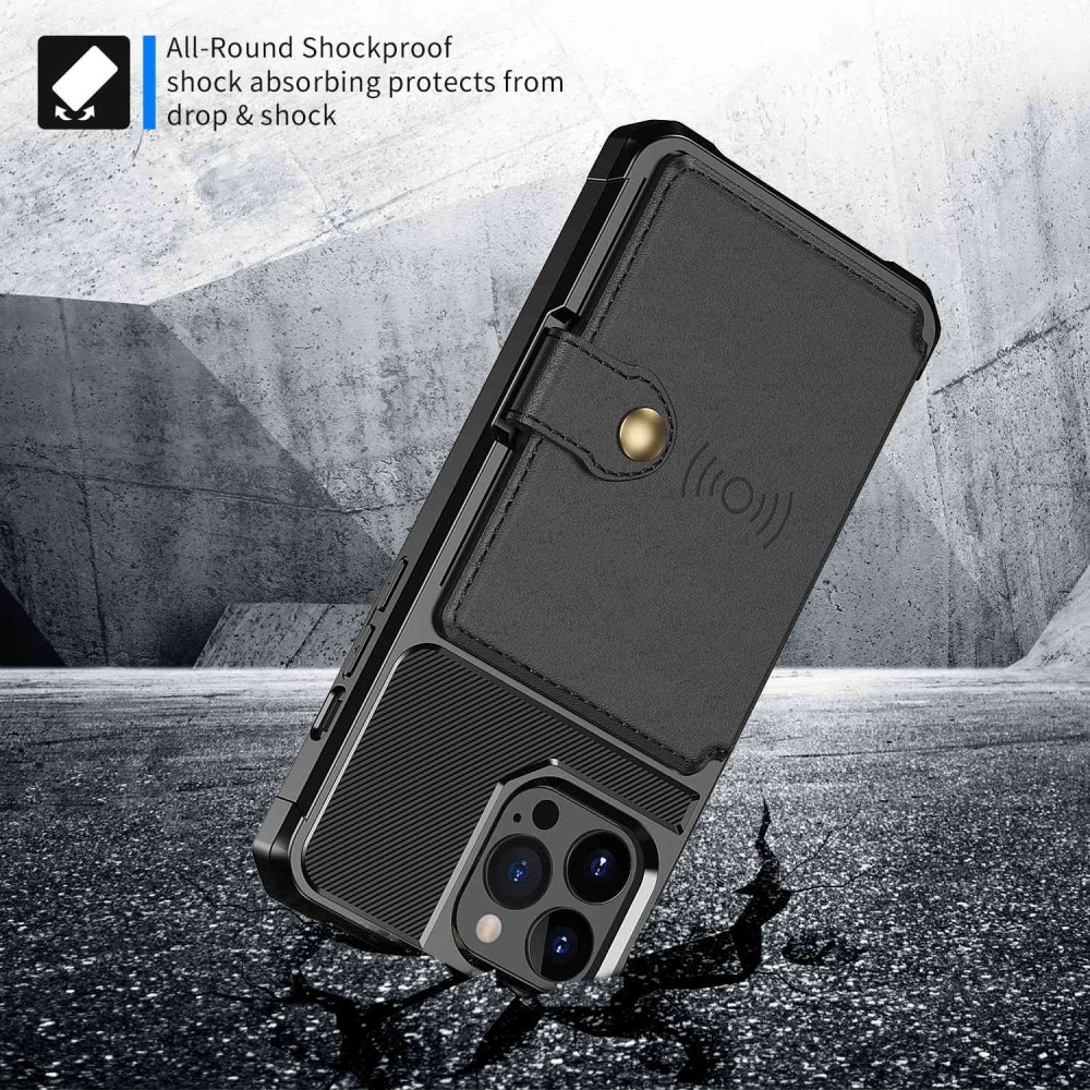 iPhone 14 Pro Max Tough Multi-slot Case Black
