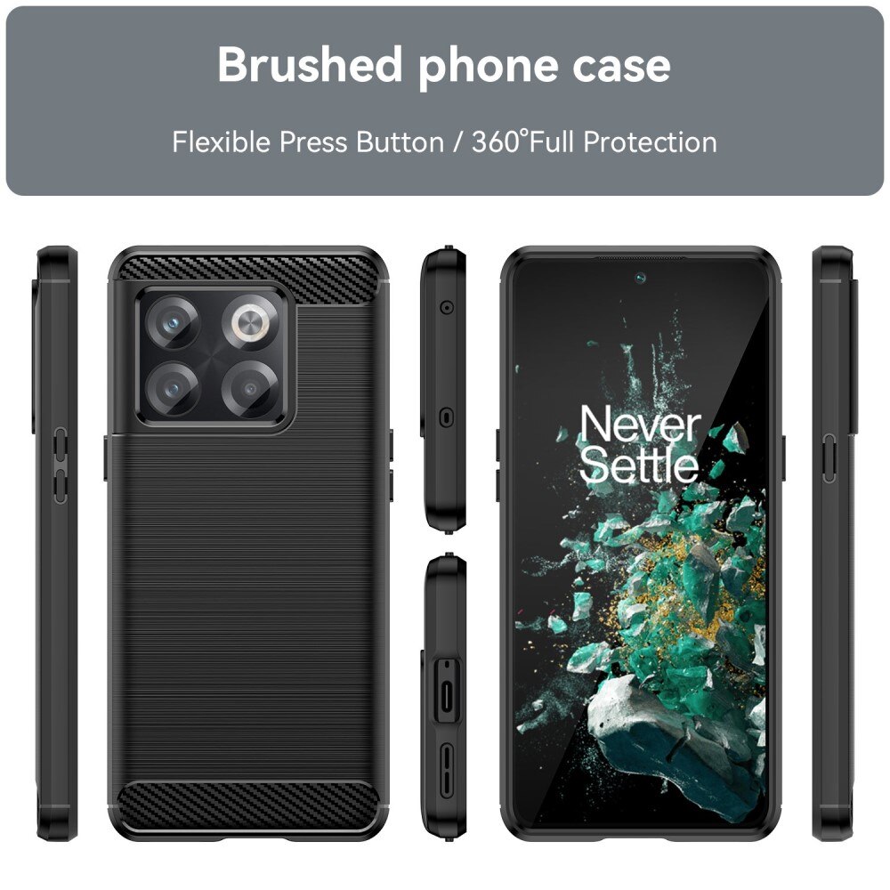  OnePlus 10T Brushed TPU Case Black