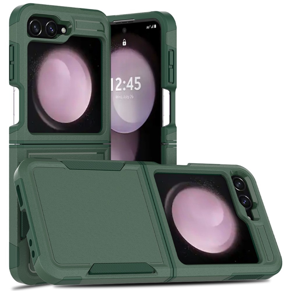 Samsung Galaxy Z Flip 7 Off-road Hybrid Case Green