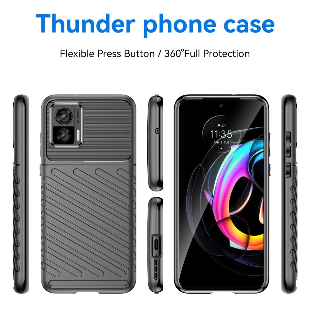 Motorola Edge 30 Neo Thunder TPU Case Black