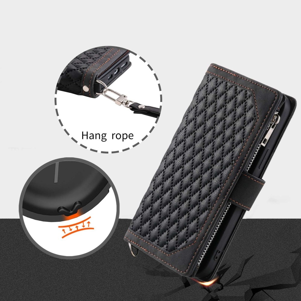 Samsung Galaxy A04 Wallet/Purse Quilted Black