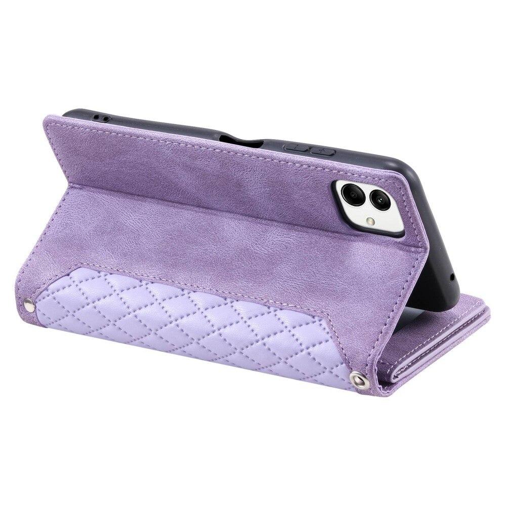 Samsung Galaxy A04 Wallet/Purse Quilted Purple