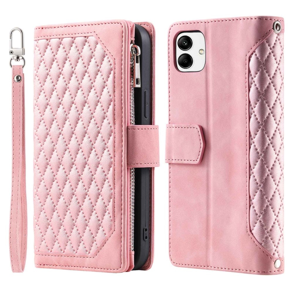 Samsung Galaxy A04 Wallet/Purse Quilted Pink