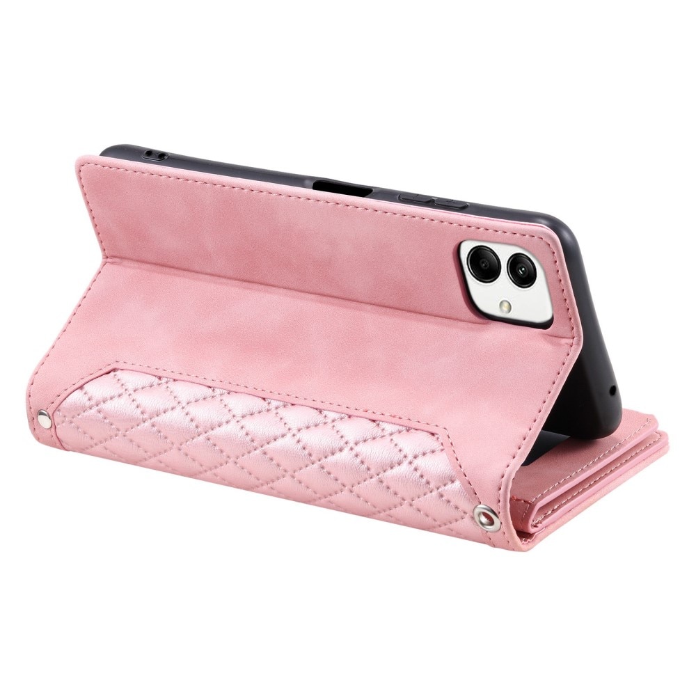 Samsung Galaxy A04 Wallet/Purse Quilted Pink