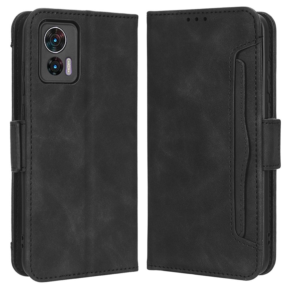 Motorola Edge 30 Neo Multi Wallet Case Black