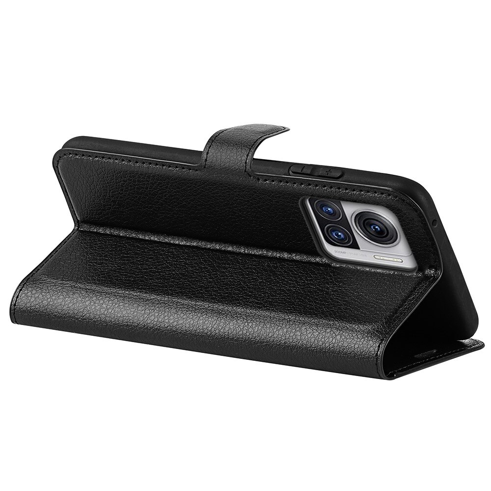 Motorola Edge 30 Ultra Wallet Book Cover Black