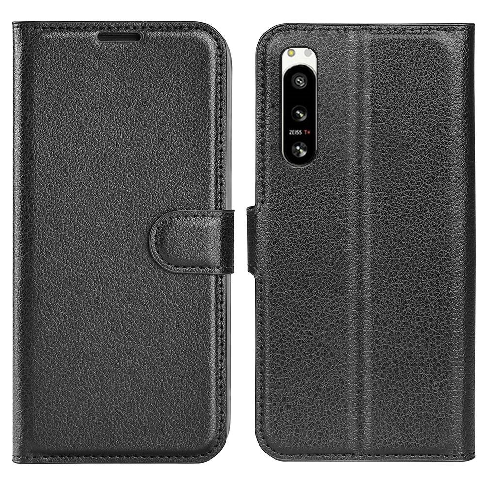 Sony Xperia 5 IV Wallet Book Cover Black