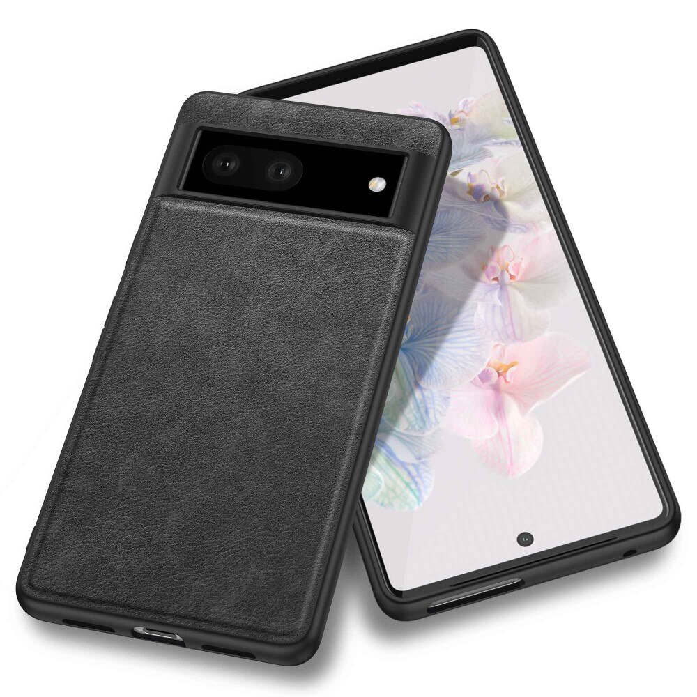 Google Pixel 7 Leather Case Black