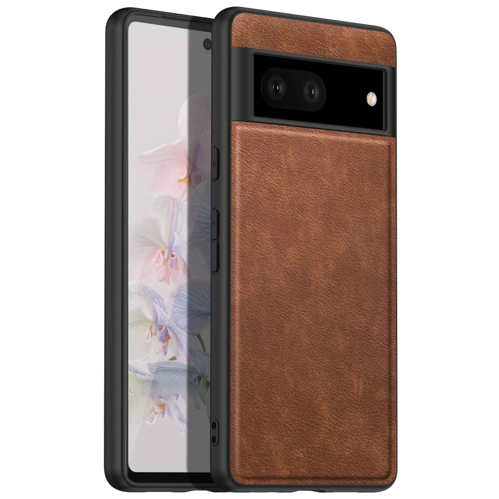 Google Pixel 7 Leather Case Brown
