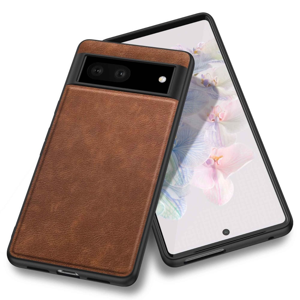 Google Pixel 7 Leather Case Brown