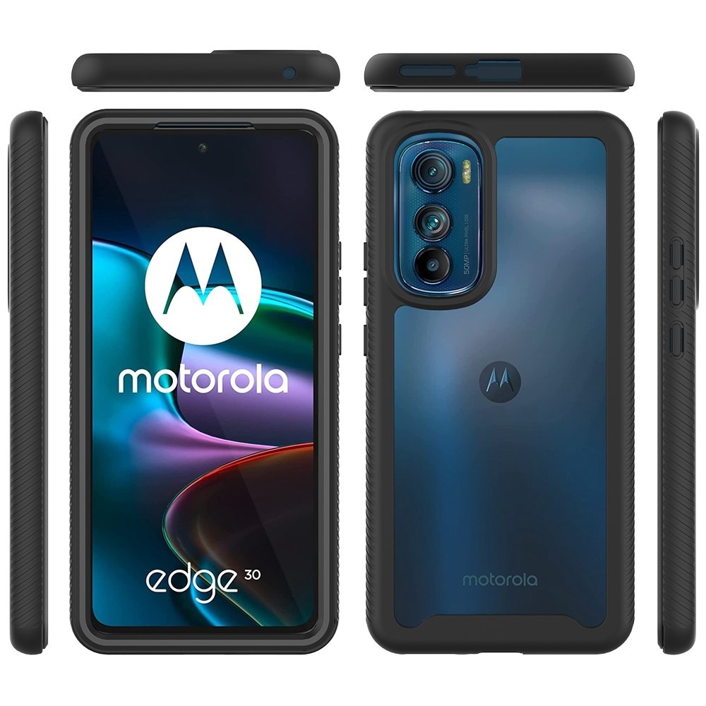 Motorola Edge 30 Black Full Protection Case Black