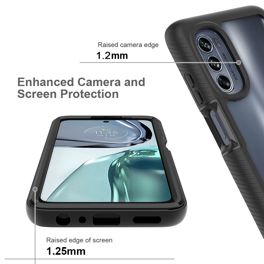 Motorola Moto G62 Full Protection Case Black