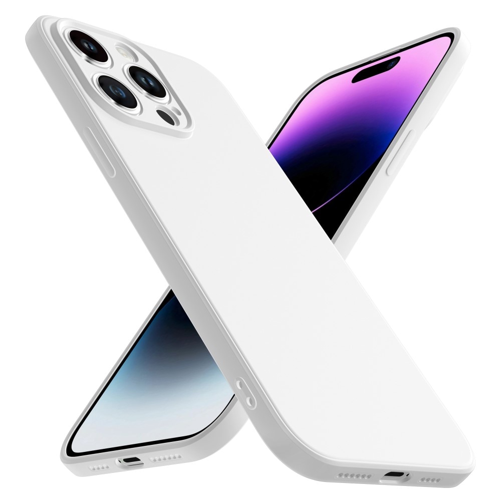 iPhone 14 Pro Max Soft TPU Case White