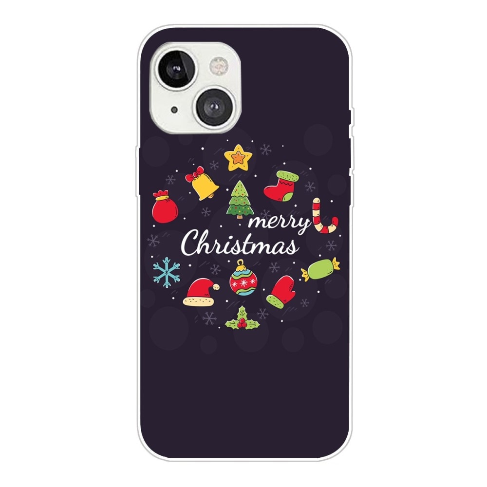 iPhone 14 TPU Case with Christmas Design - Merry Christmas