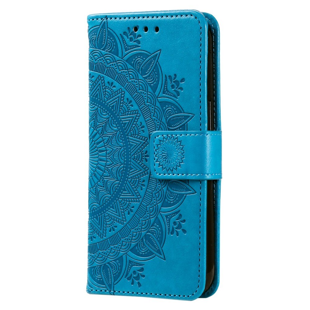 Huawei Mate 50 Pro Leather Cover Blue