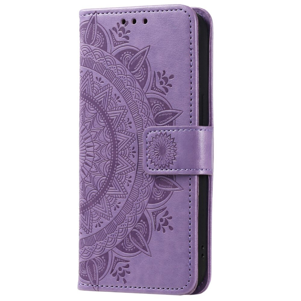 Huawei Mate 50 Pro Leather Cover Purple