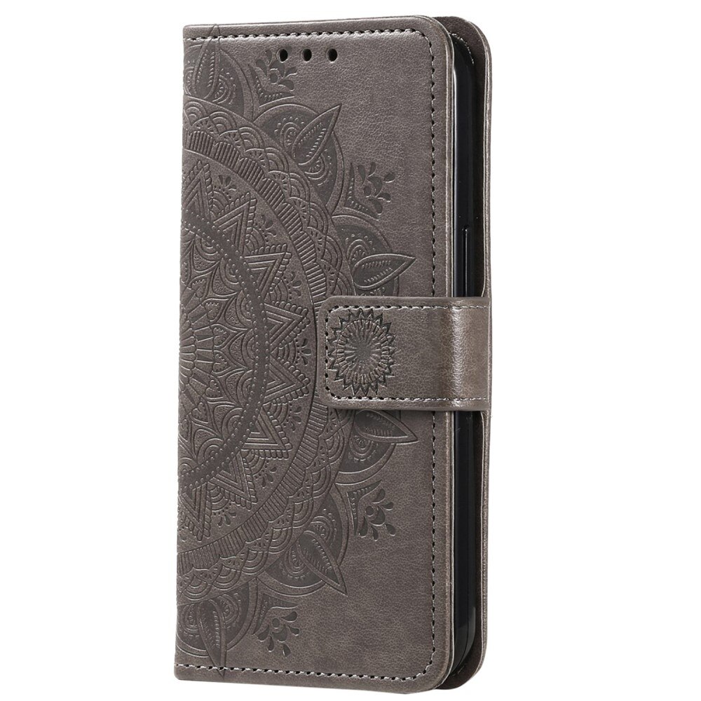 Huawei Mate 50 Pro Leather Cover Grey