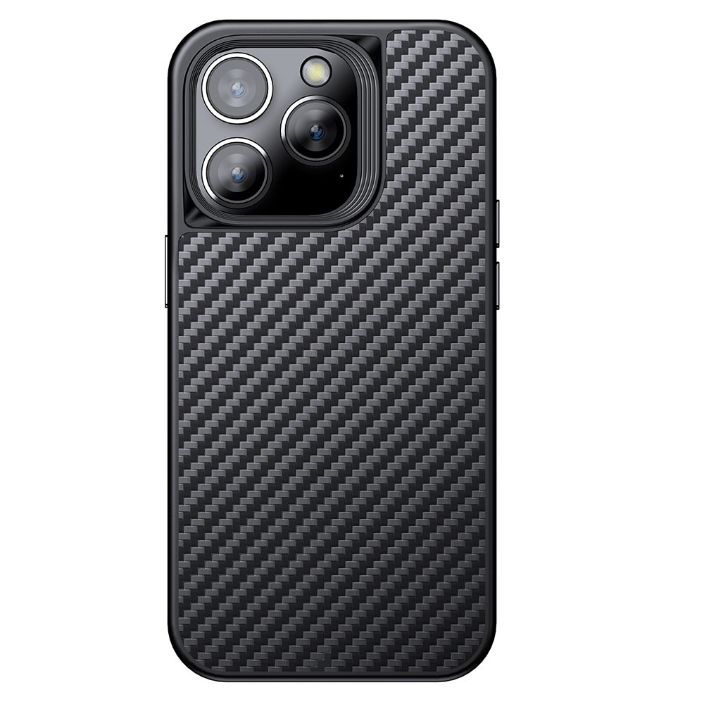 Hybrid Cover Kevlar MagSafe iPhone 14 Pro Carbon Fiber