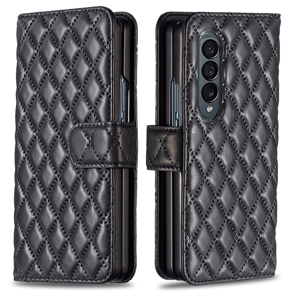 Samsung Galaxy Z Fold 3 Wallet Case Quilted Black