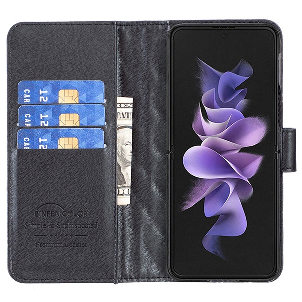 Samsung Galaxy Z Fold 3 Wallet Case Quilted Black