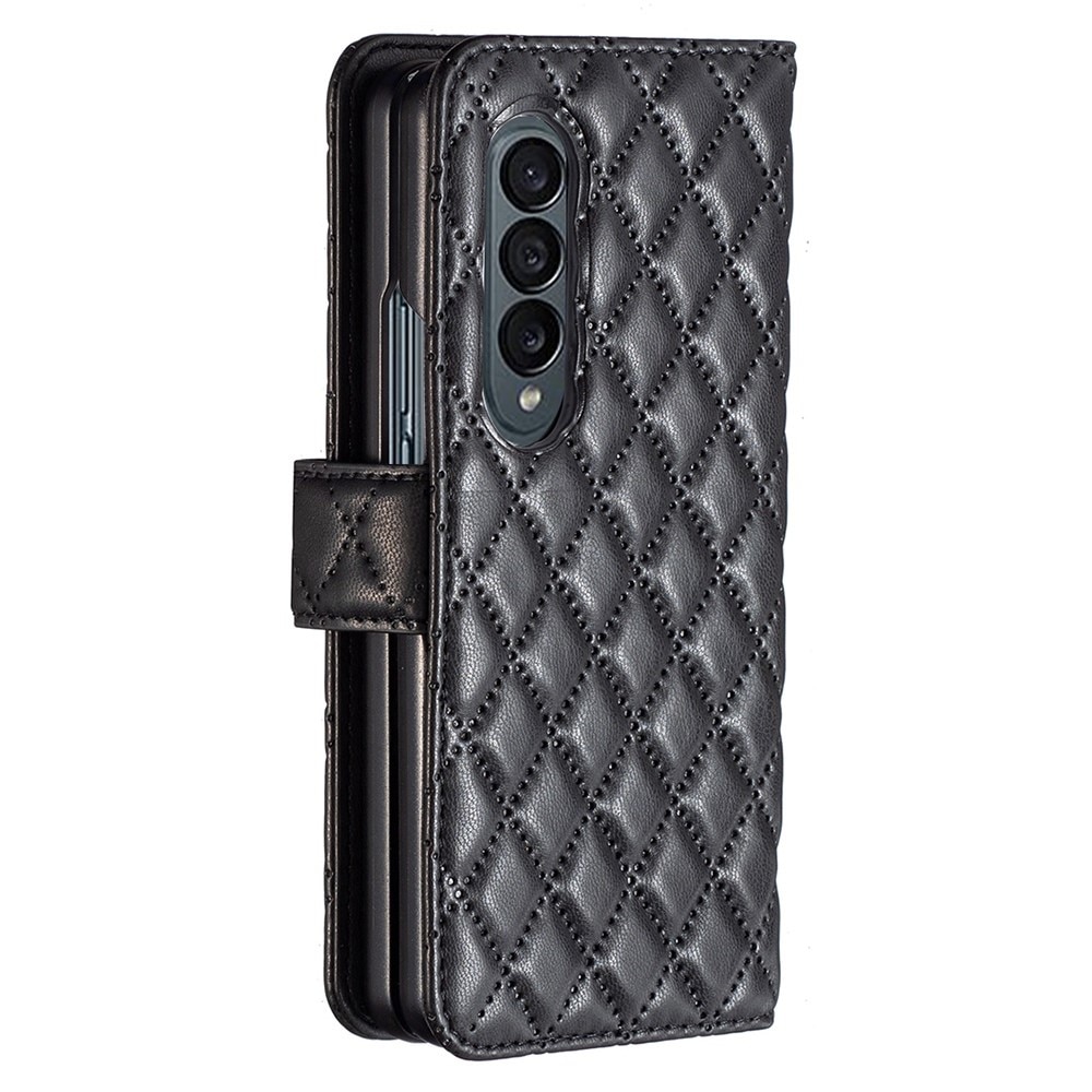 Samsung Galaxy Z Fold 3 Wallet Case Quilted Black