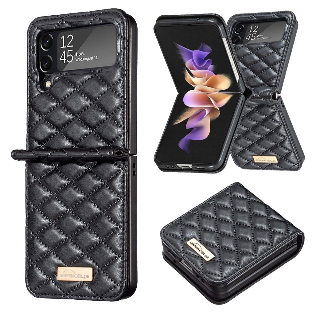 Samsung Galaxy Z Flip 3 Quilted Cover Black
