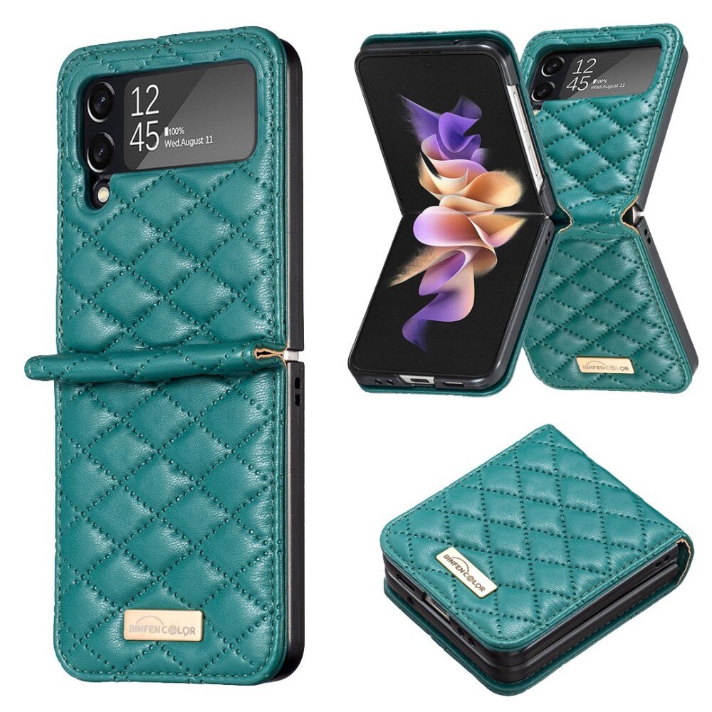 Samsung Galaxy Z Flip 3 Quilted Cover Green