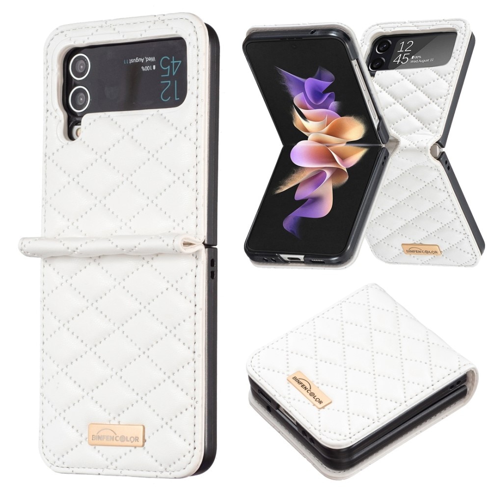 Samsung Galaxy Z Flip 3 Quilted Cover White