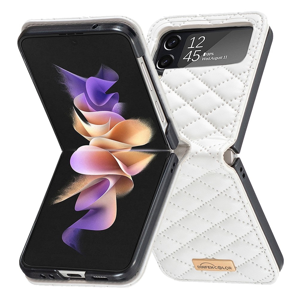 Samsung Galaxy Z Flip 3 Quilted Cover White