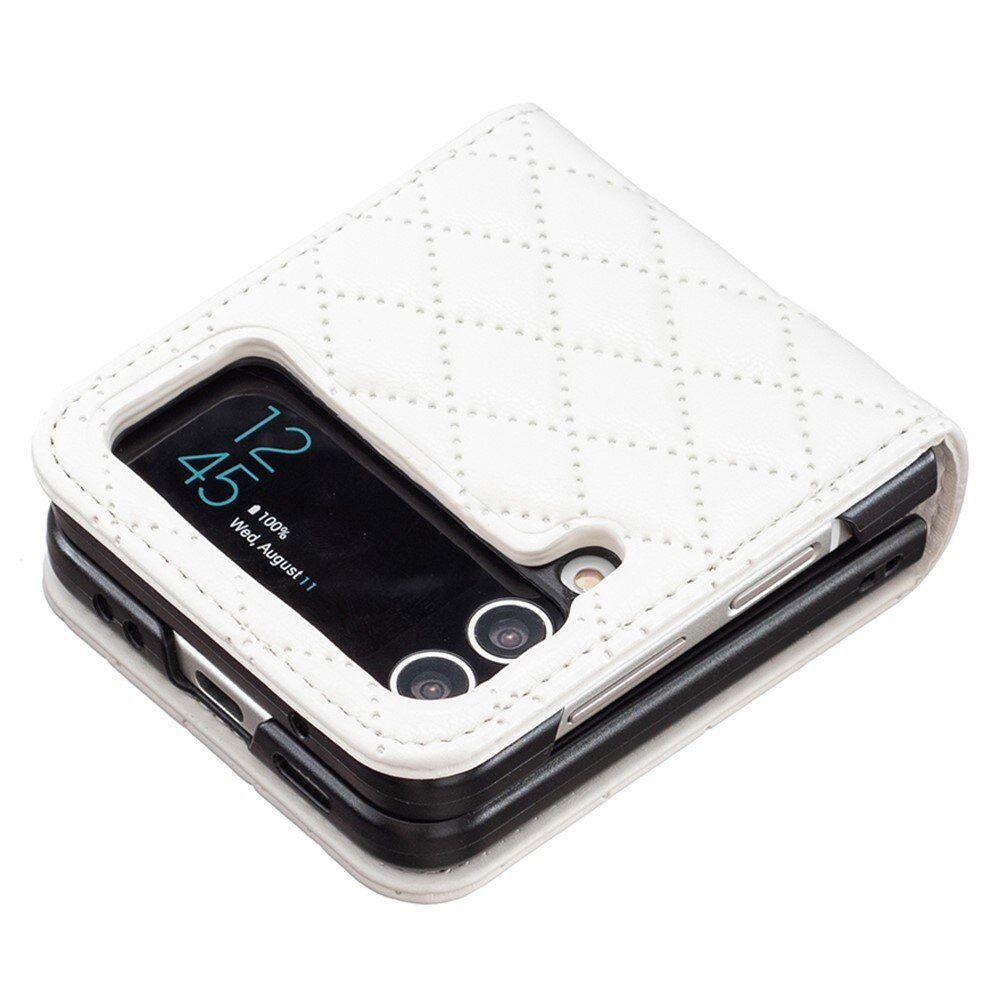 Samsung Galaxy Z Flip 3 Quilted Cover White