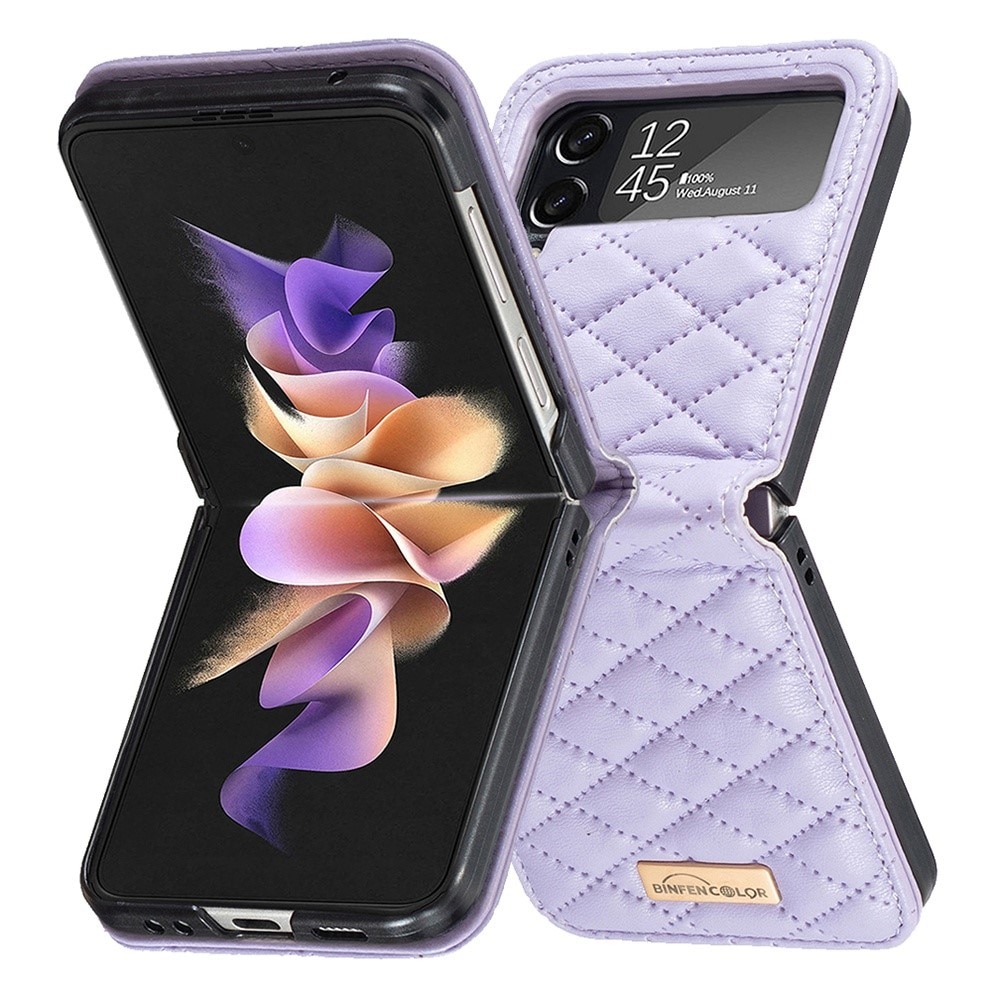 Samsung Galaxy Z Flip 3 Quilted Cover Purple